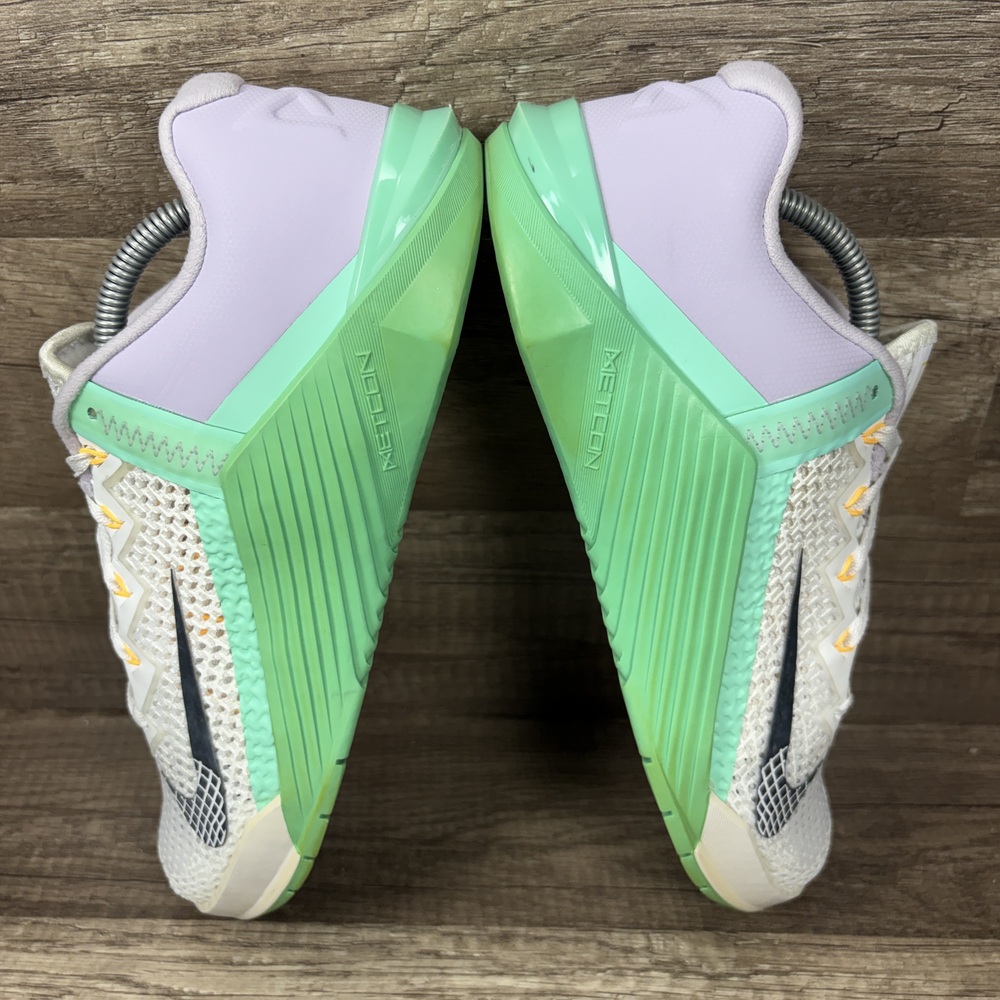 Nike Metcon 6 White Green Purple Womens US Size 8 EUR 39 AT3160-135 Sneakers - Picture 6 of 9